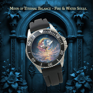 Montre Lune de l'Équilibre Éternel – Âmes de Feu et d'Eau