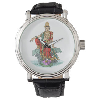 Montre Lune d'eau Guan Yin Bodhisattva Watch