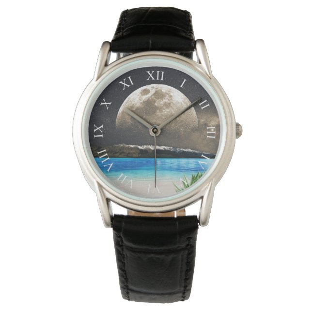 Montre Lune Et Plage (devant)