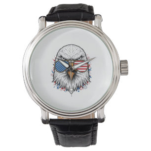 Montre Lunettes de soleil aigle patriotique Vintage Vecto
