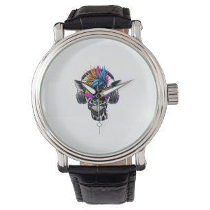 Montre Lunettes de soleil cool Giraffe Casques Giraffes