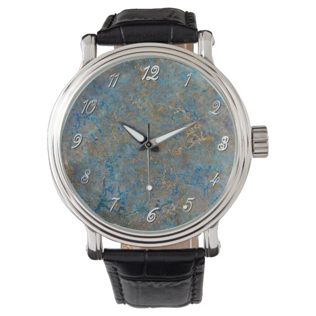 Montre Luxe lapis Lazuli Marble (devant)