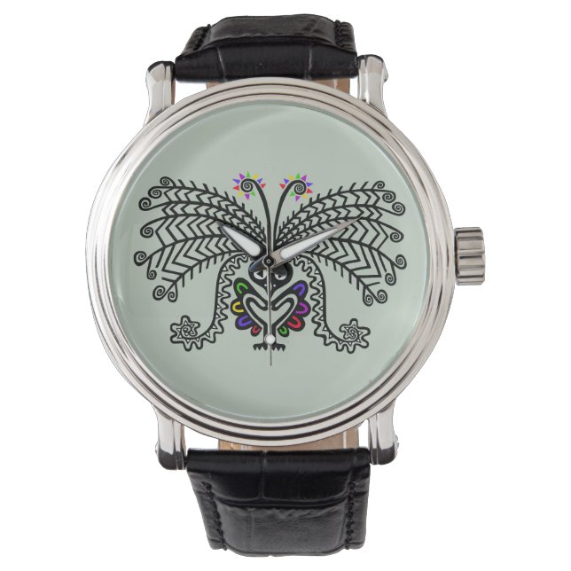 Montre LyreBIRD coloré - Faune - Nature - (devant)