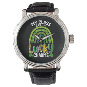 Montre Ma classe est pleine de charmes chanceux St Patric