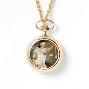 Montre Madame majestueuse Justice Portrait en verre