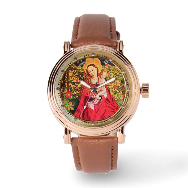 MONTRE MADONNA DU ROSE BOWER, PINK AMÉTHYST GEMS (Recto)