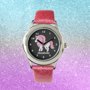 Montre Magical Unicorn ajouter nom filles regarder
