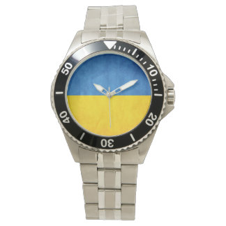Montre Magnet de voiture drapeau d'Ukraine