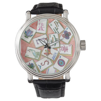 Montre Mahjong Watch peach