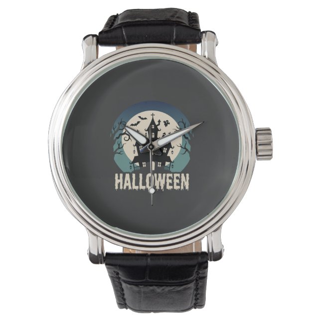Montre Maison Hantée de la Lune Vector Halloween (devant)