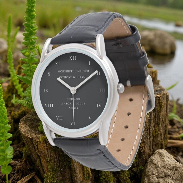Montre Maître Freemason Masonic Lodge (Créateur téléchargé)