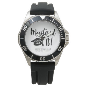Montre Maîtrise personnalisée Diplôme La maîtrise