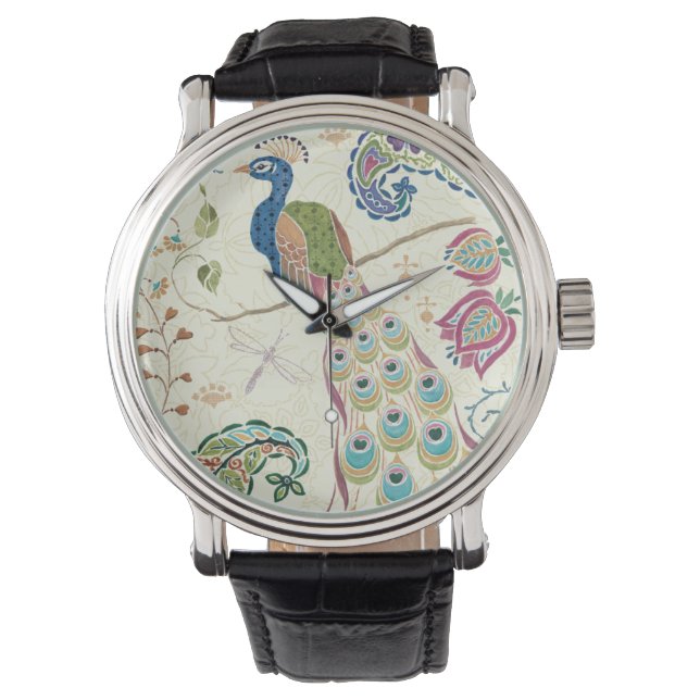Montre Majestic Blue Peacock (devant)