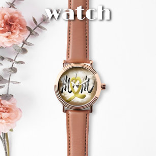 Montre Maman Coeur d'or