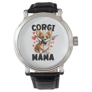 Montre Maman Corgi - Maman Corgi Mignonne