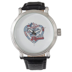 Montre Maman tout à fait américaine dessin de chemise de