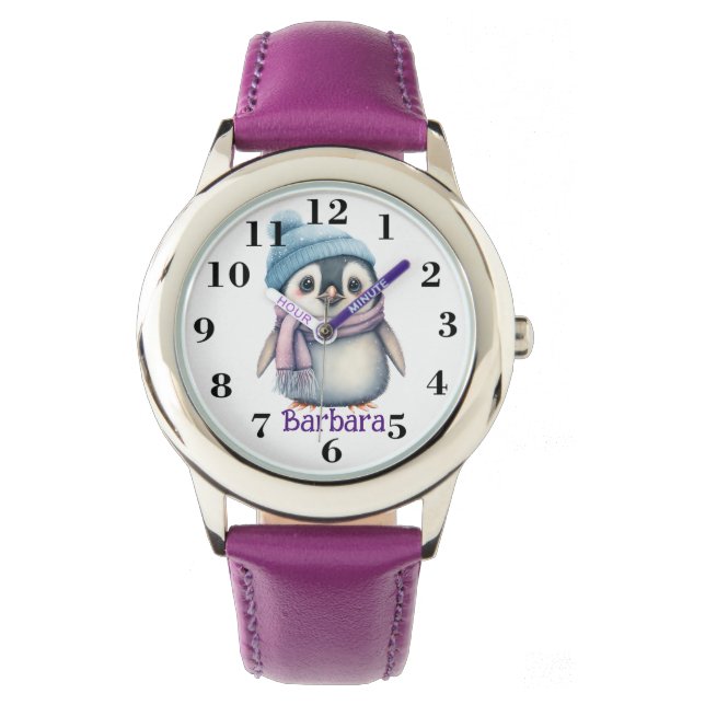 Montre Manchot Monogrammé   (devant)