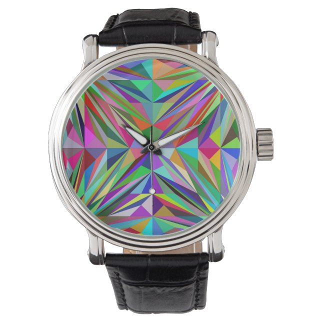Montre Mandala Abstrait (devant)