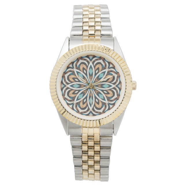 Montre Mandala de la Fleur d'Infini (devant)