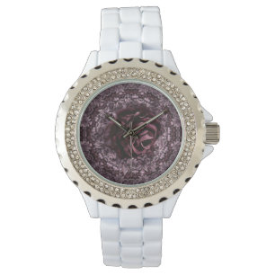 Montre Mandala de rose 