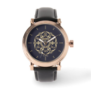 Montre Mandala d'or