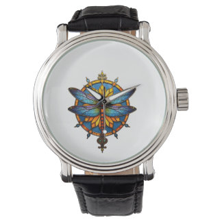 Montre Mandala Dragonfly Luminous Sacred Geometry Spiritu