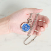 Montre Mandala en bleu (Main)