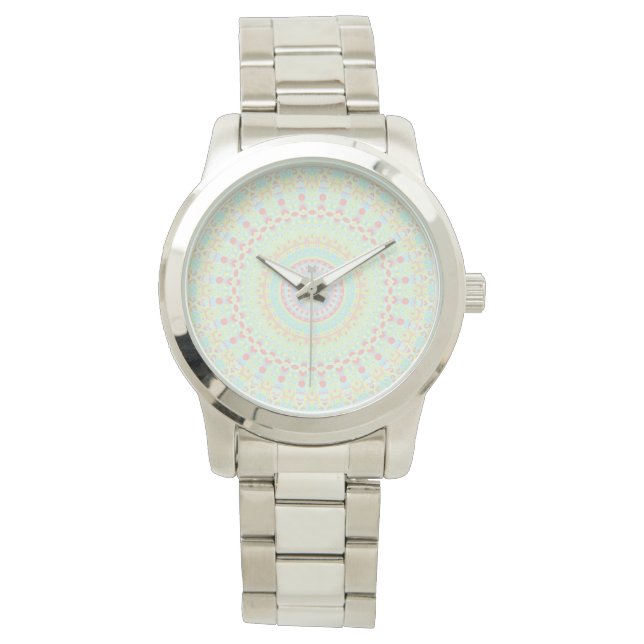 Montre Mandala Hippie Funky  (devant)