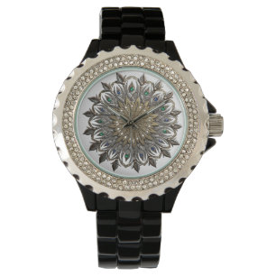 Montre Mandala Paon Élégant