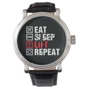 Montre Manger Dormir Soulever Répéter