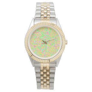 Montre Marbre de voyage à l'acide néon