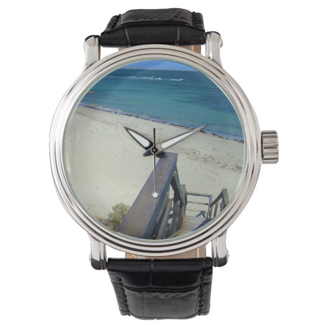 Montre Marche De La Plage De Sables D'Or, Mens (devant)