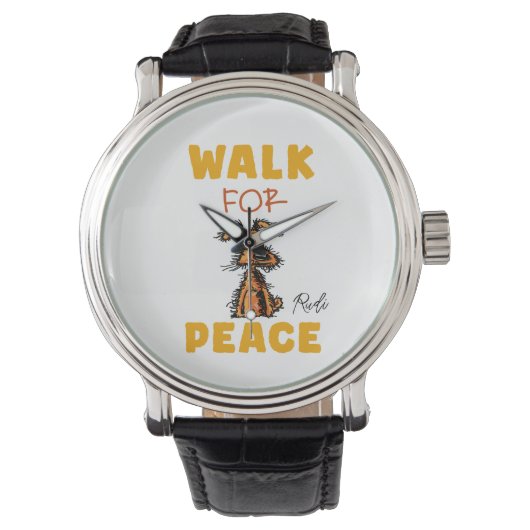 Montre marche pour la paix (devant)