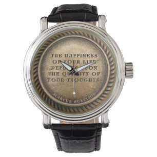 Montre Marcus Aurelius Cite Le Bonheur De Votre Vie