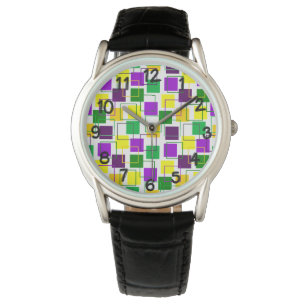 Montre Mardi Gras Carrés et grands titres