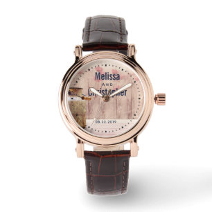 Montre Mariage campagnard de lait rustique