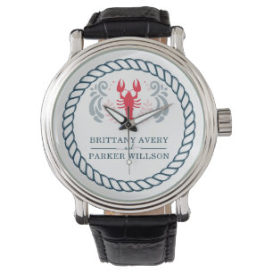 Montre Mariage nautique personnalisé