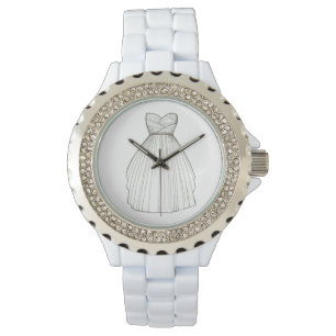 Montre Mariage robe Gown Bride Fête des mariées Watch