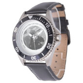 Montre Maris 1er anniversaire cadeau photo de la femme (Incliné)