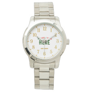 MONTRE MARQUE MODERNE MODERNE ET PERSONNALISABLE VÉRIFIÉE