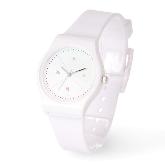 Montre Marqueur d'heure-minute de maths simple (Angle)