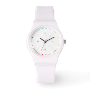Montre Marqueur d'heure-minute de maths simple