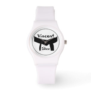 Montre Martial Arts Basic Black Belt Wrist Watch