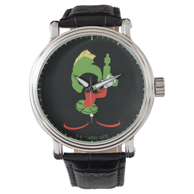 Montre MARVIN MARTIAN™ Silhouette avec Raygun (devant)