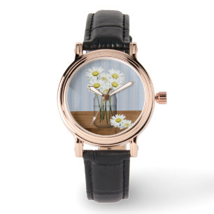 Montre Mason Jar De Daisies Regarder