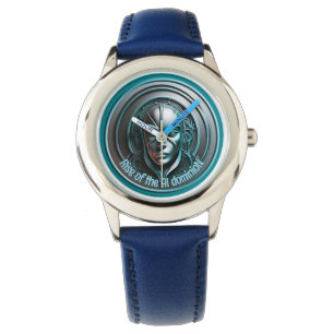 Montre Masque robotique bleu - Montée de l'AI dominioN