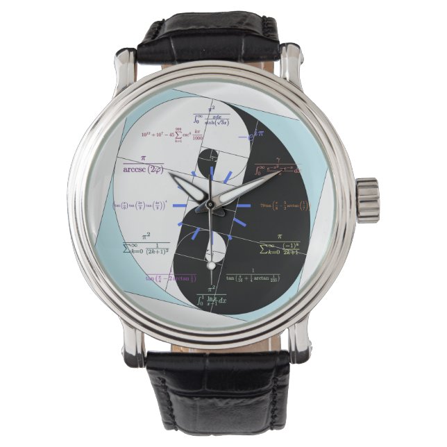 Montre Math Watch (Golden Ratio Yin et Yang) (devant)