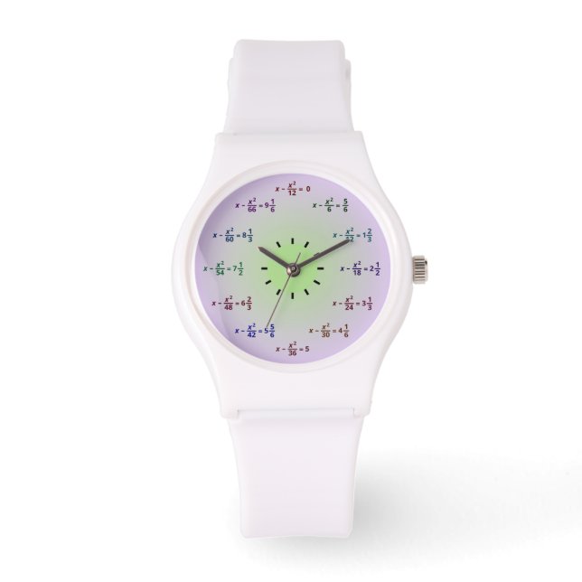 Montre Math Watch (heures et minutes) (Recto)