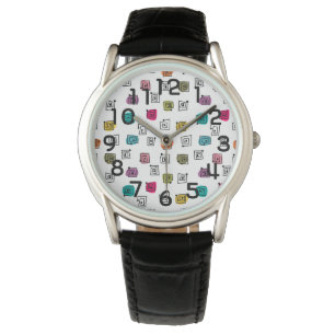 Montre Mazages colorés