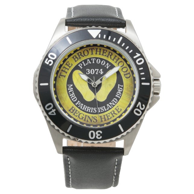 MONTRE MCRD PARRIS ISLAND 3074 - 1967 (devant)
